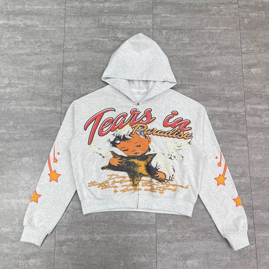 TP star angel Hoodie (White)